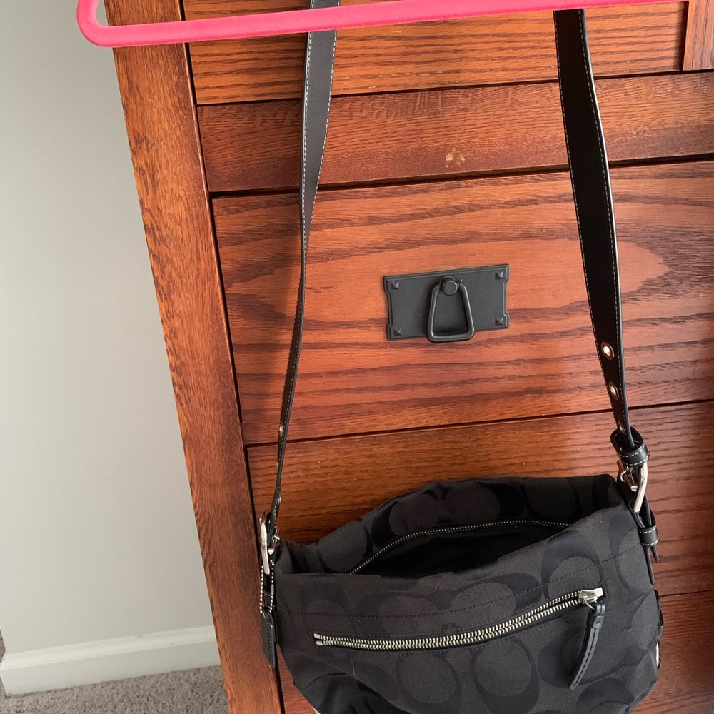 Coach Black Signature Crossbody Bag